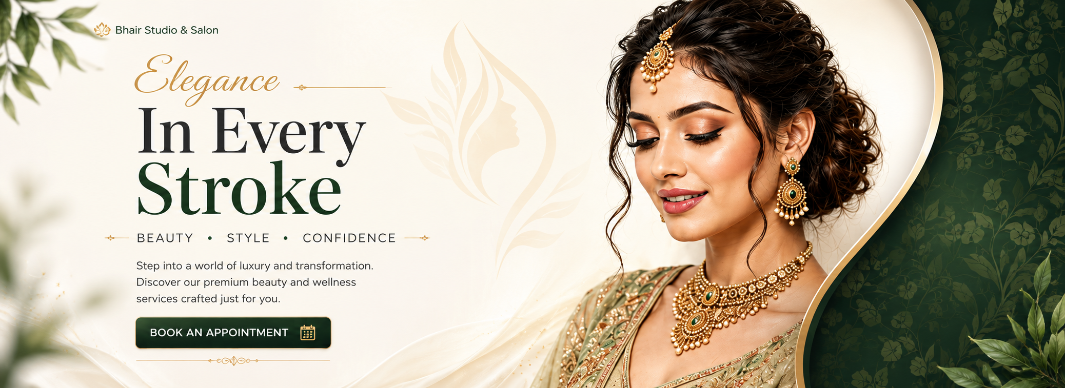 Vinmayaa Bridal Studio & Salon banner