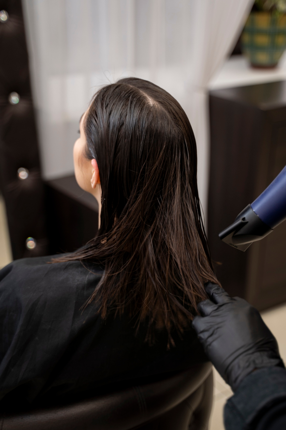 Hollywood waves styling