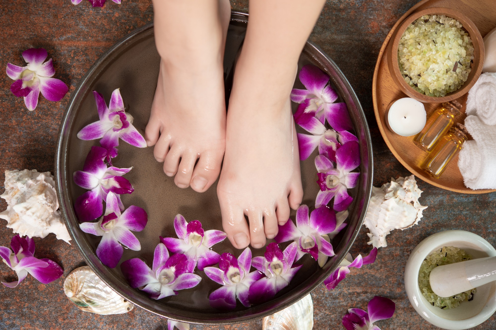 Manicure and pedicure